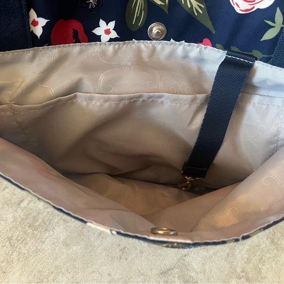 JuJuBe Encore Tote Diaper Bag- Midnight Posy - Picture 8 of 14